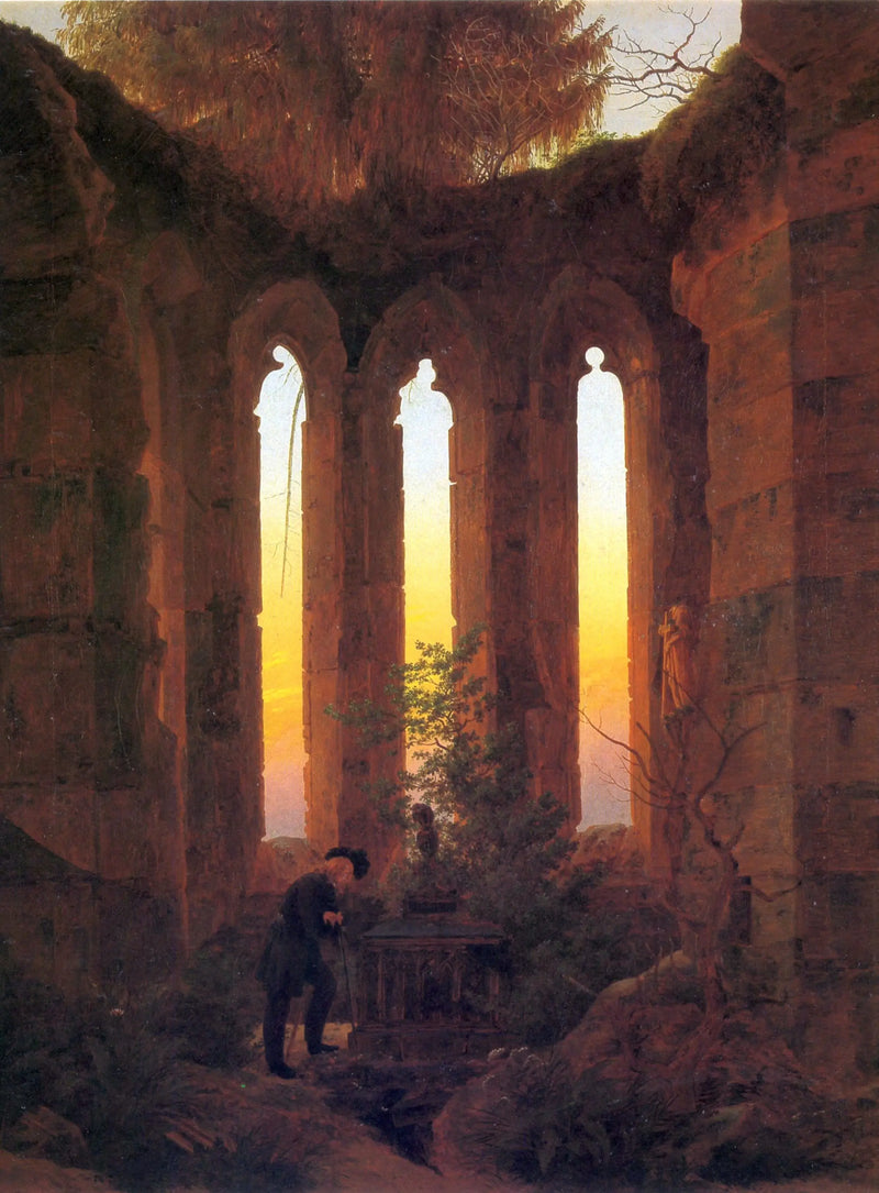 tomba di Hutten - Caspar David Friedrich