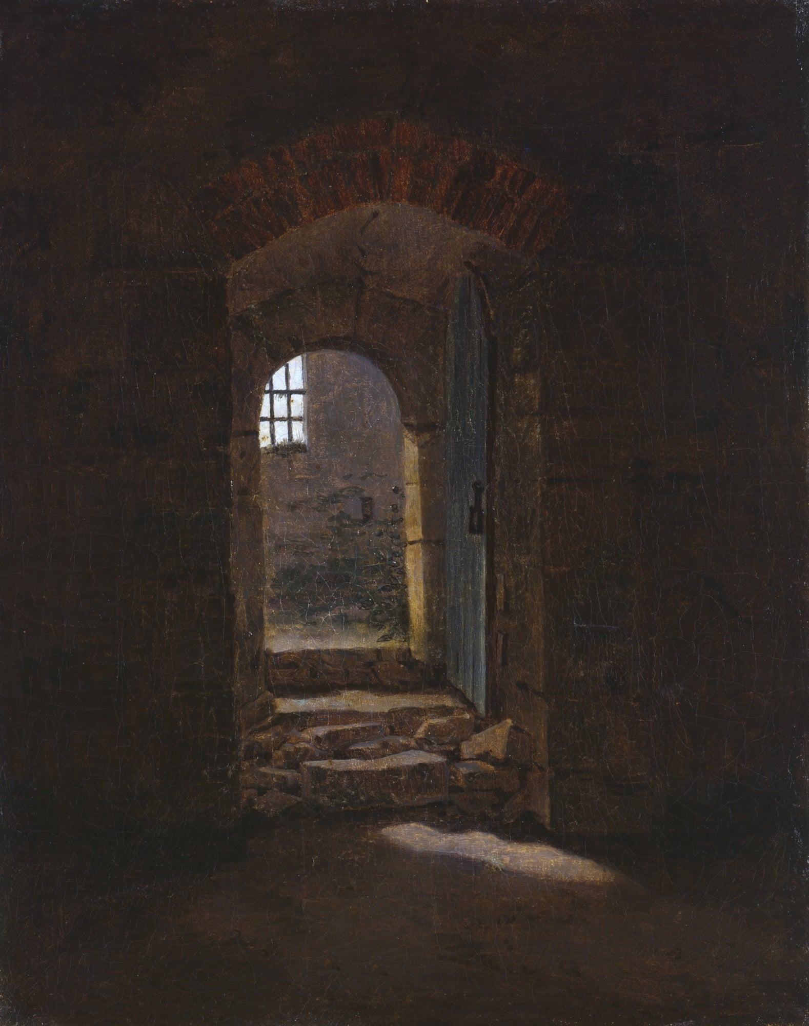 Reproduction du tableau « porte d'entrée à Meissen - Caspar David Friedrich » par Alpha Reproduction en peinture à l’huile