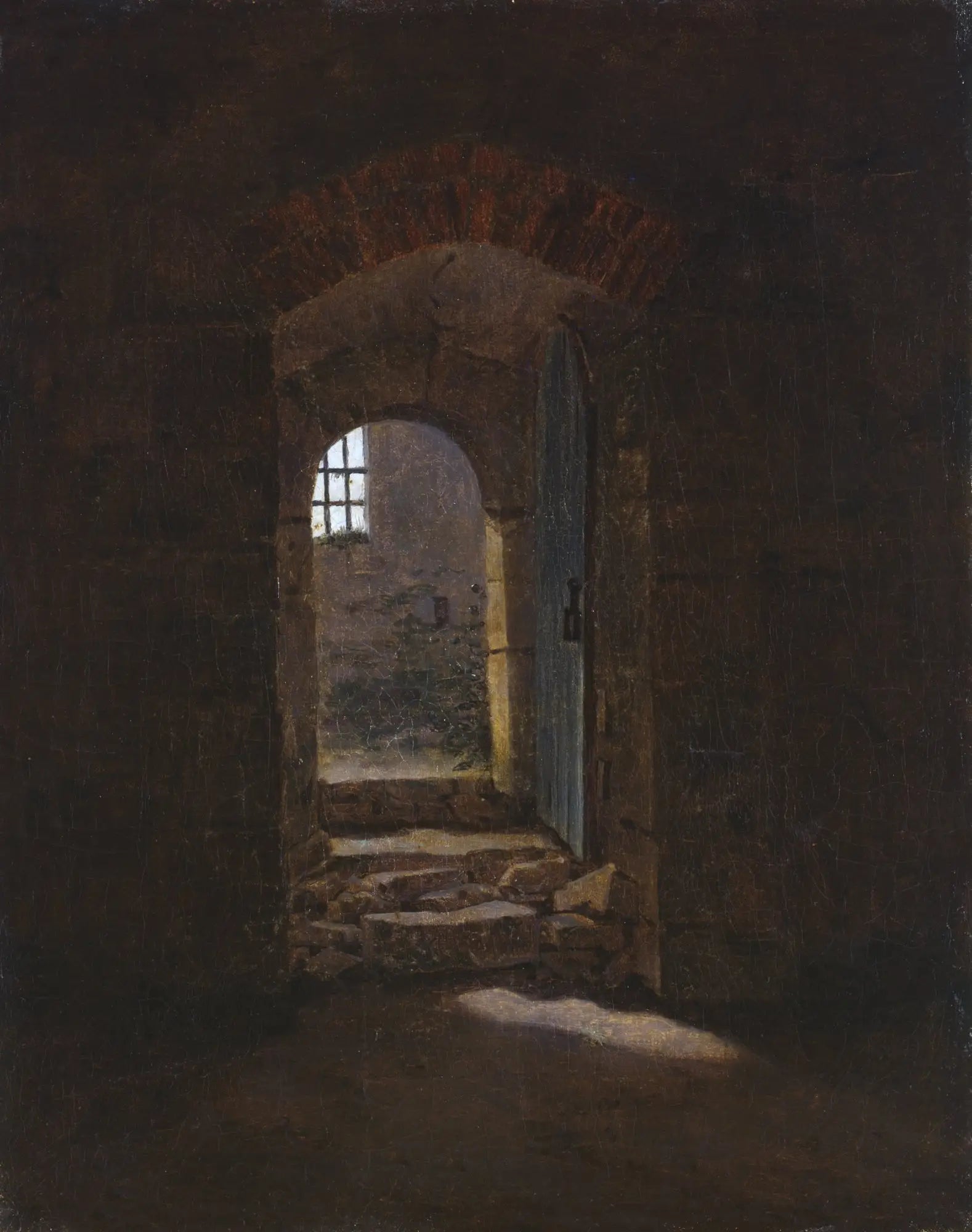 Reproduction du tableau « porte d'entrée à Meissen - Caspar David Friedrich » par Alpha Reproduction en peinture à l’huile