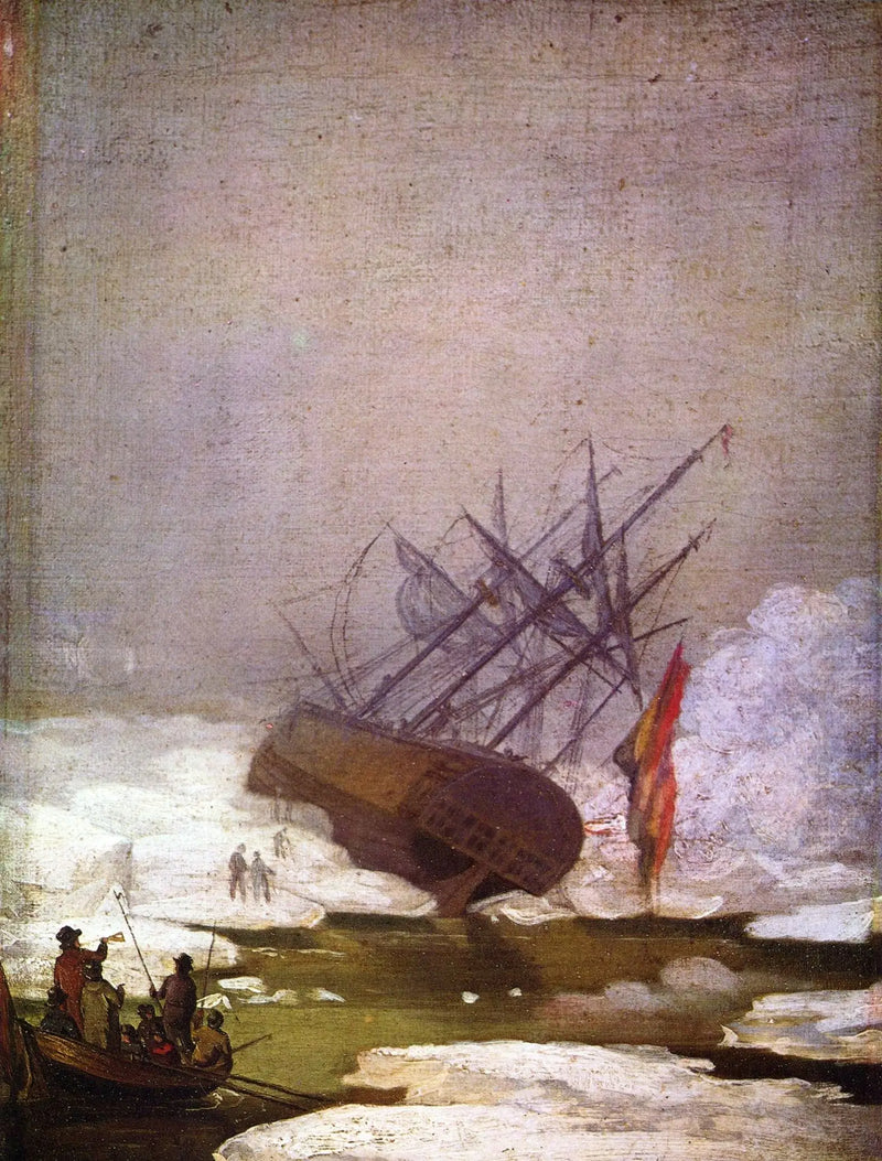 Relitto nel mare di ghiaccio - Caspar David Friedrich