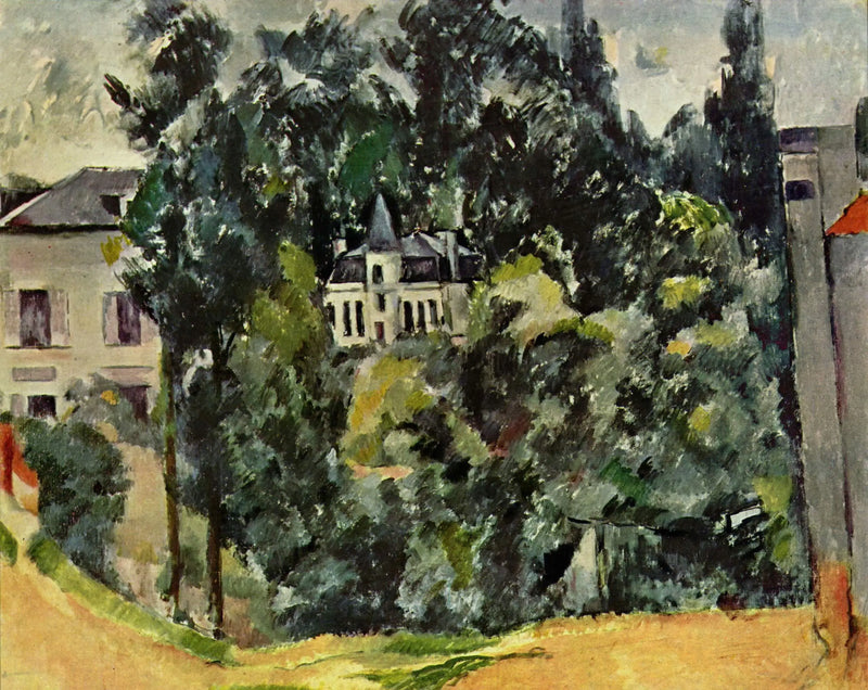 Castello nei dintorni di Parigi - Paul Cézanne