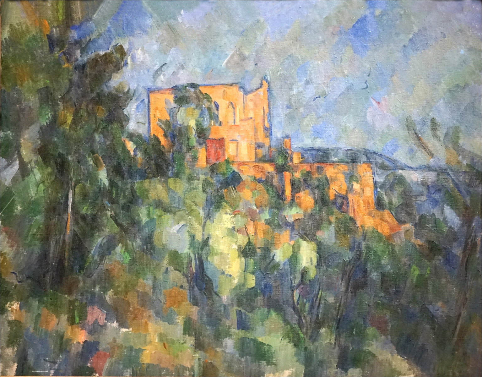 Reproduction du tableau « Château Noir - Paul Cézanne » par Alpha Reproduction en peinture à l’huile