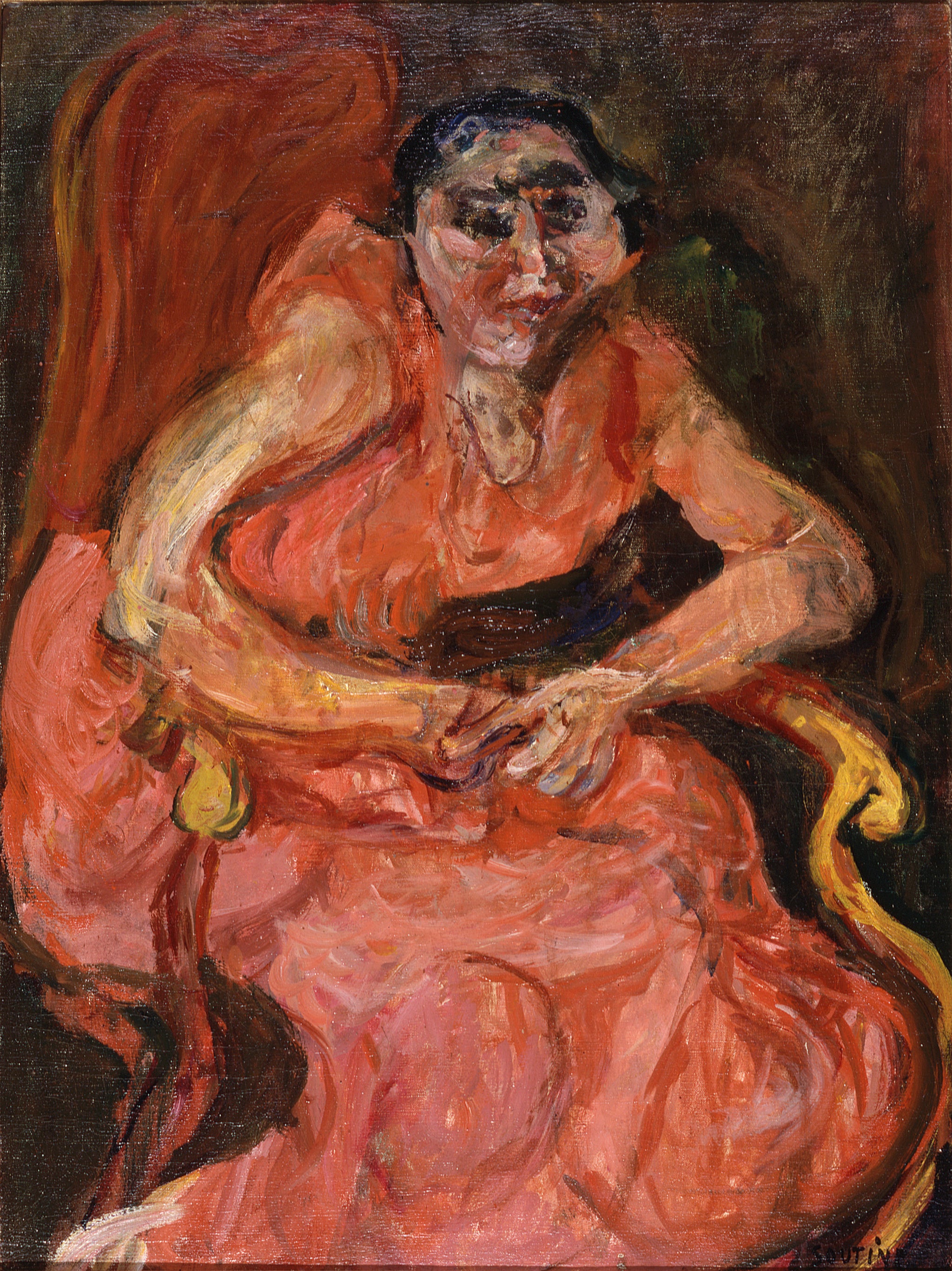Woman in Pink - Chaim Soutine