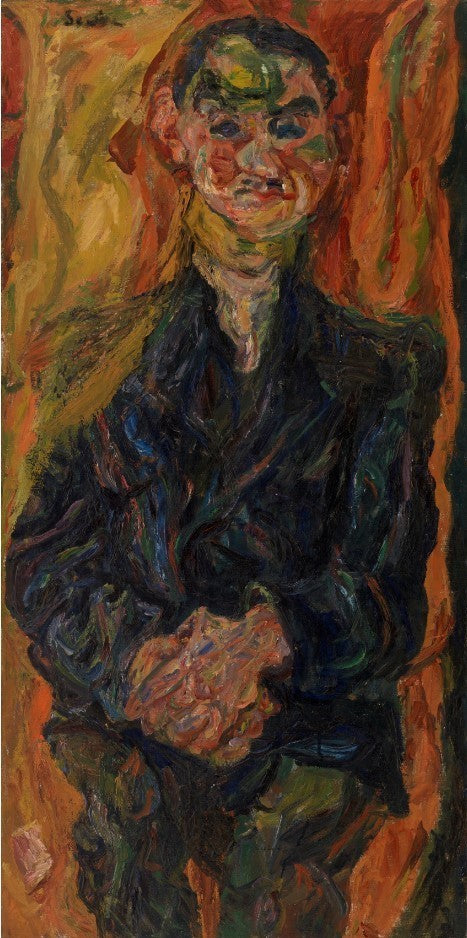 L'Homme en bleu (Barnes Foundation) (1921) - Chaim Soutine