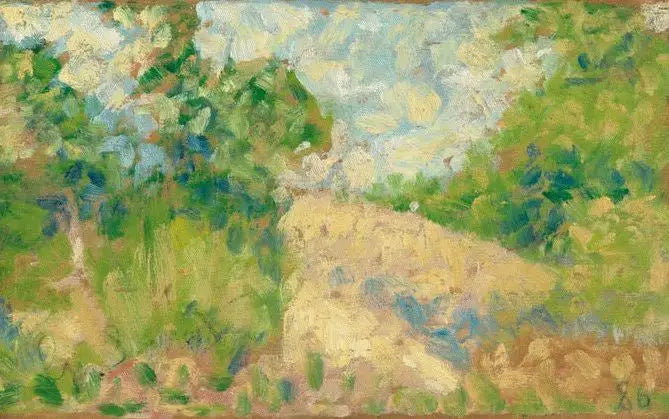 Paesaggio rosa - Georges Seurat