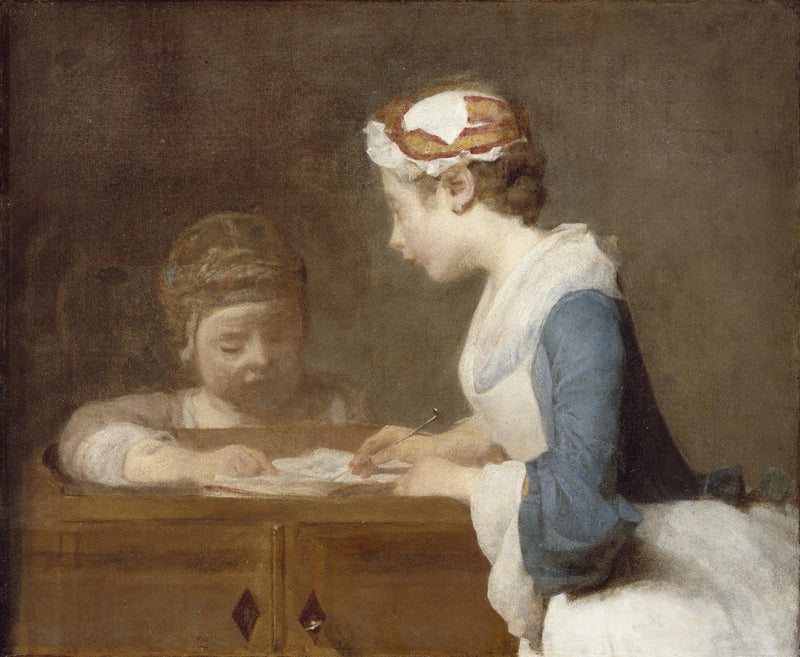 La maîtresse d'école - Jean Simeón Chardin