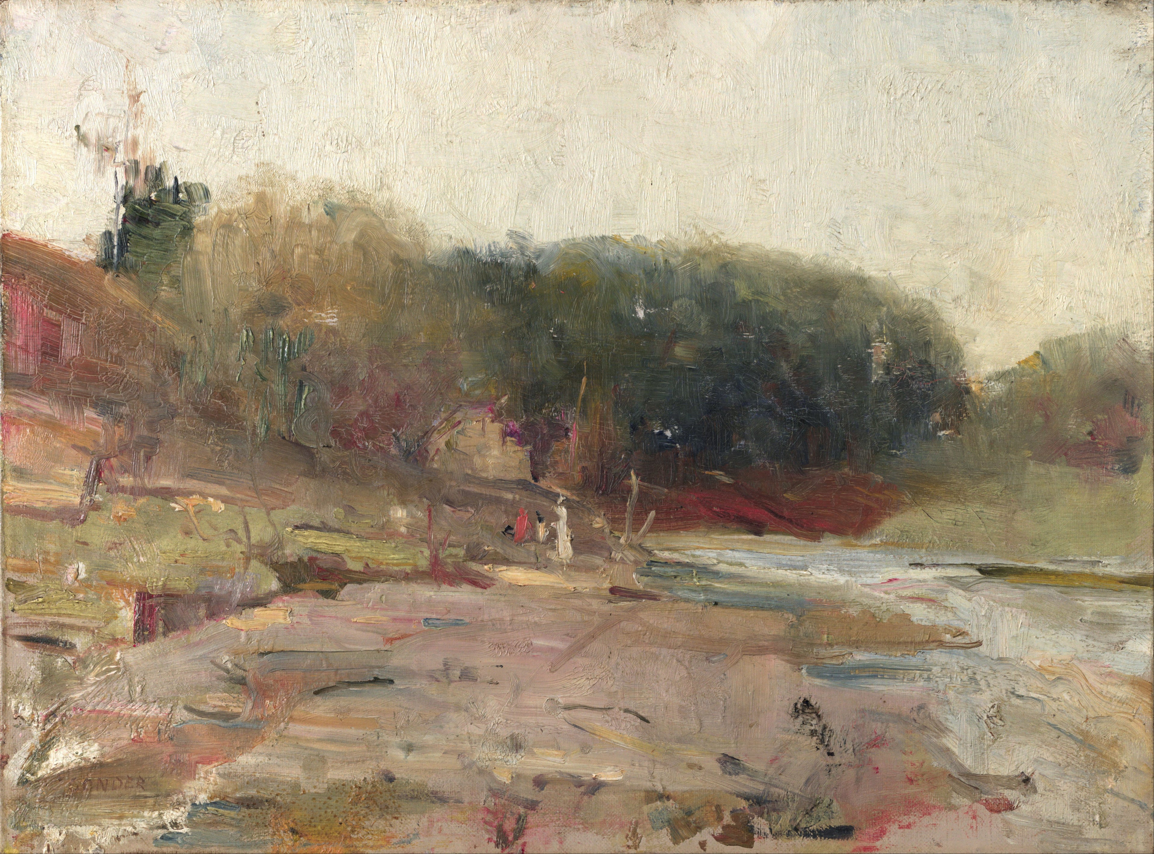 Sur la rivière Yarra près d’Heidelberg Victoria - Charles Conder - Alpha Reproduction