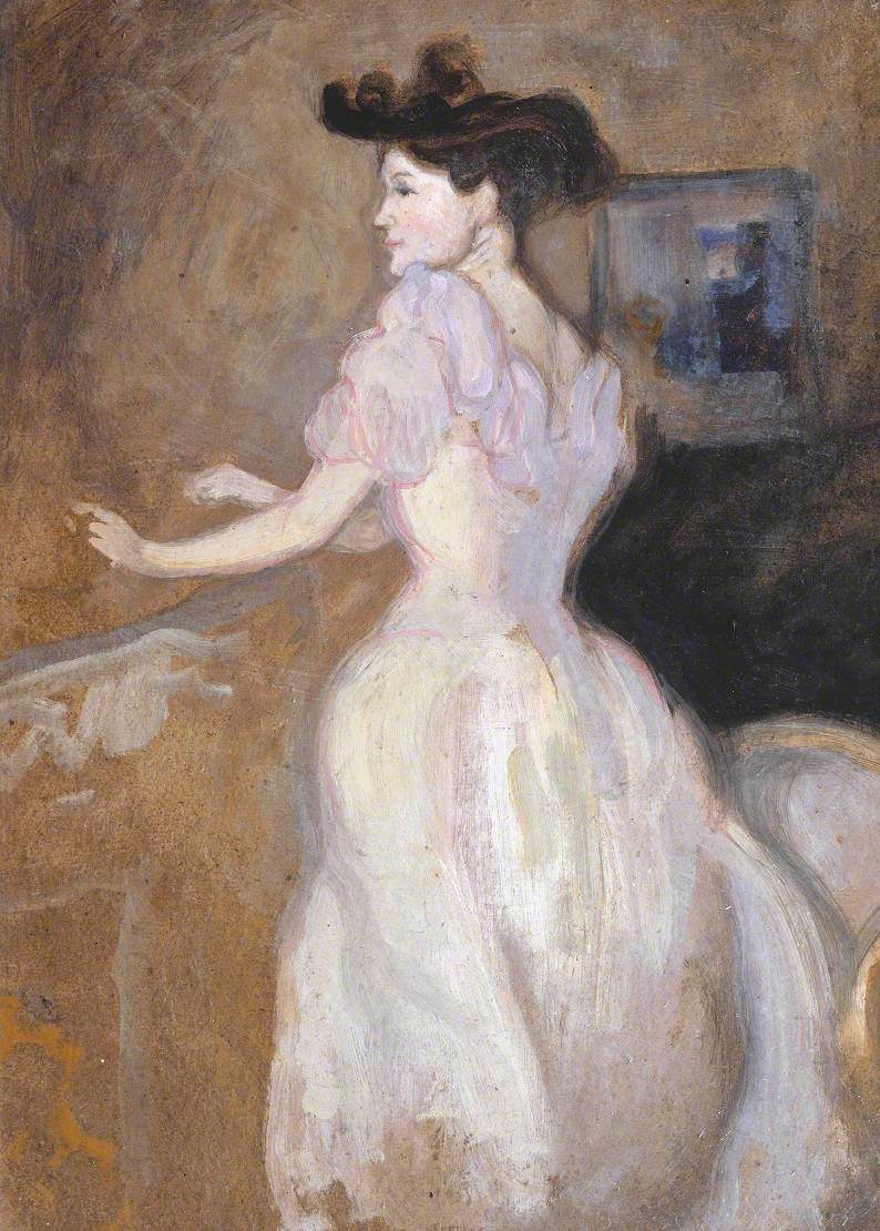 Étude de portrait - Charles Conder - Alpha Reproduction