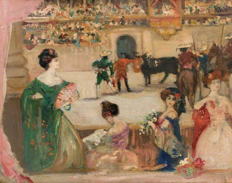 Les arènes - Charles Conder - Alpha Reproduction