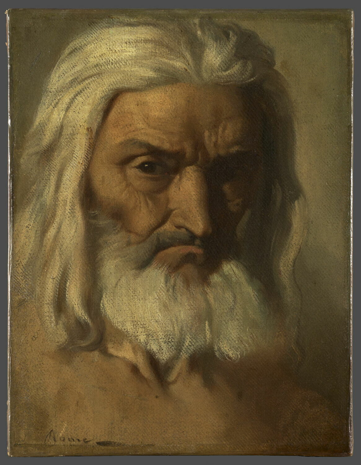 Tête de vieillard - Théodore Chassériau - Alpha Reproduction