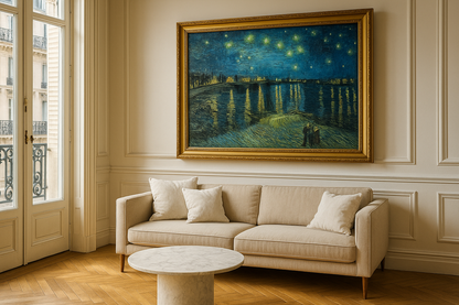 🖼️ La Notte stellata sul Rodano – Vincent van Gogh (1888)