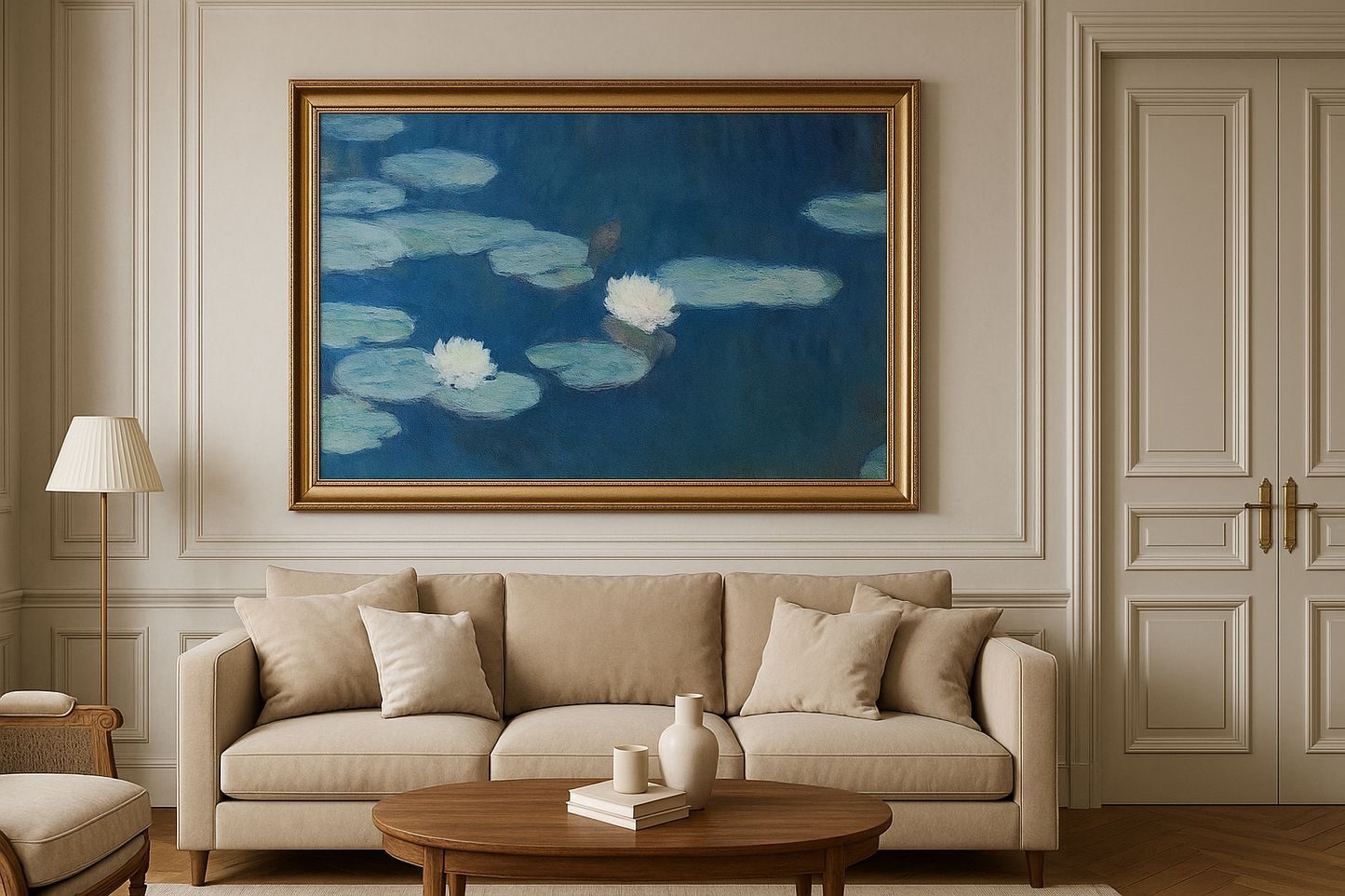 Ninfee blu – Claude Monet (circa 1906)