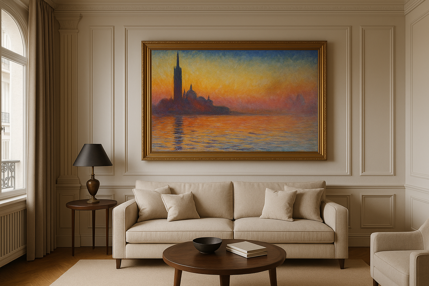 « San Giorgio Maggiore al Crepuscolo » di Claude Monet (1908)