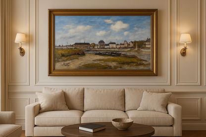 Il porto di Trouville, a bassa marea - Eugène Boudin