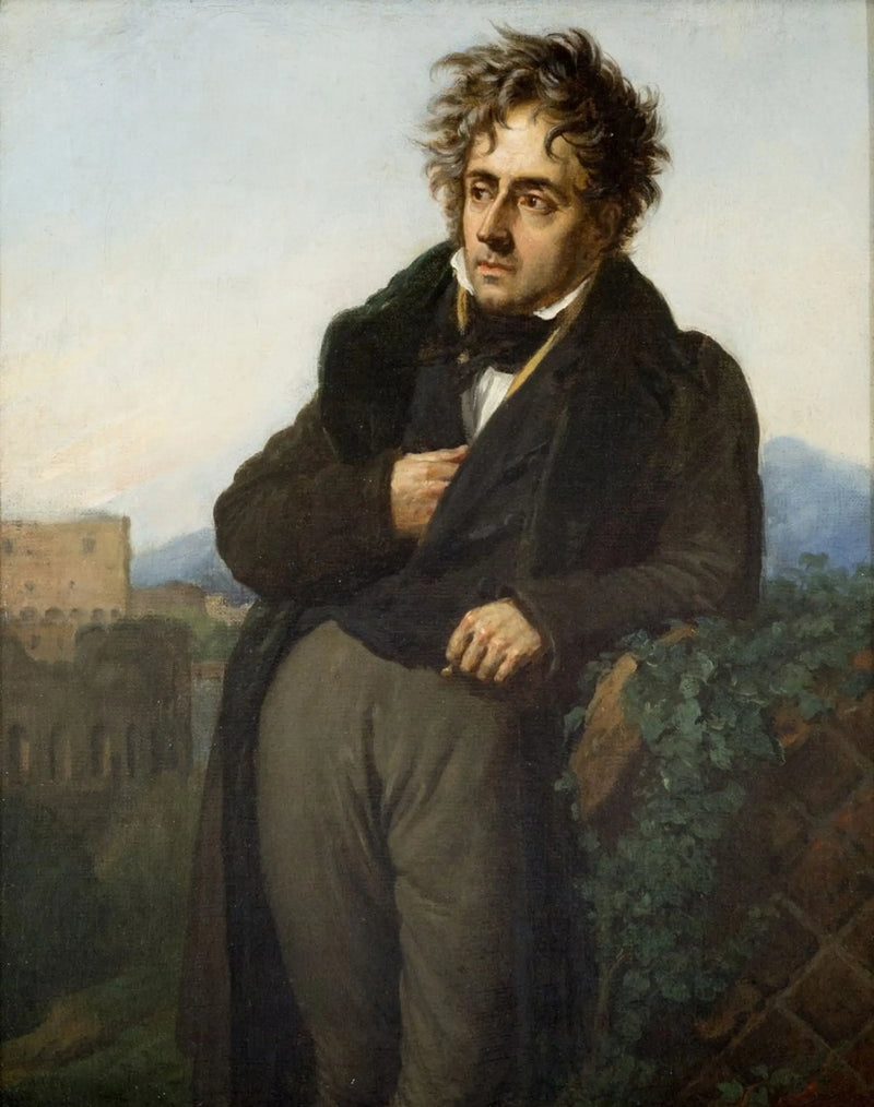 Ritratto di François-René de Chateaubriand - Anne-Louis Girodet