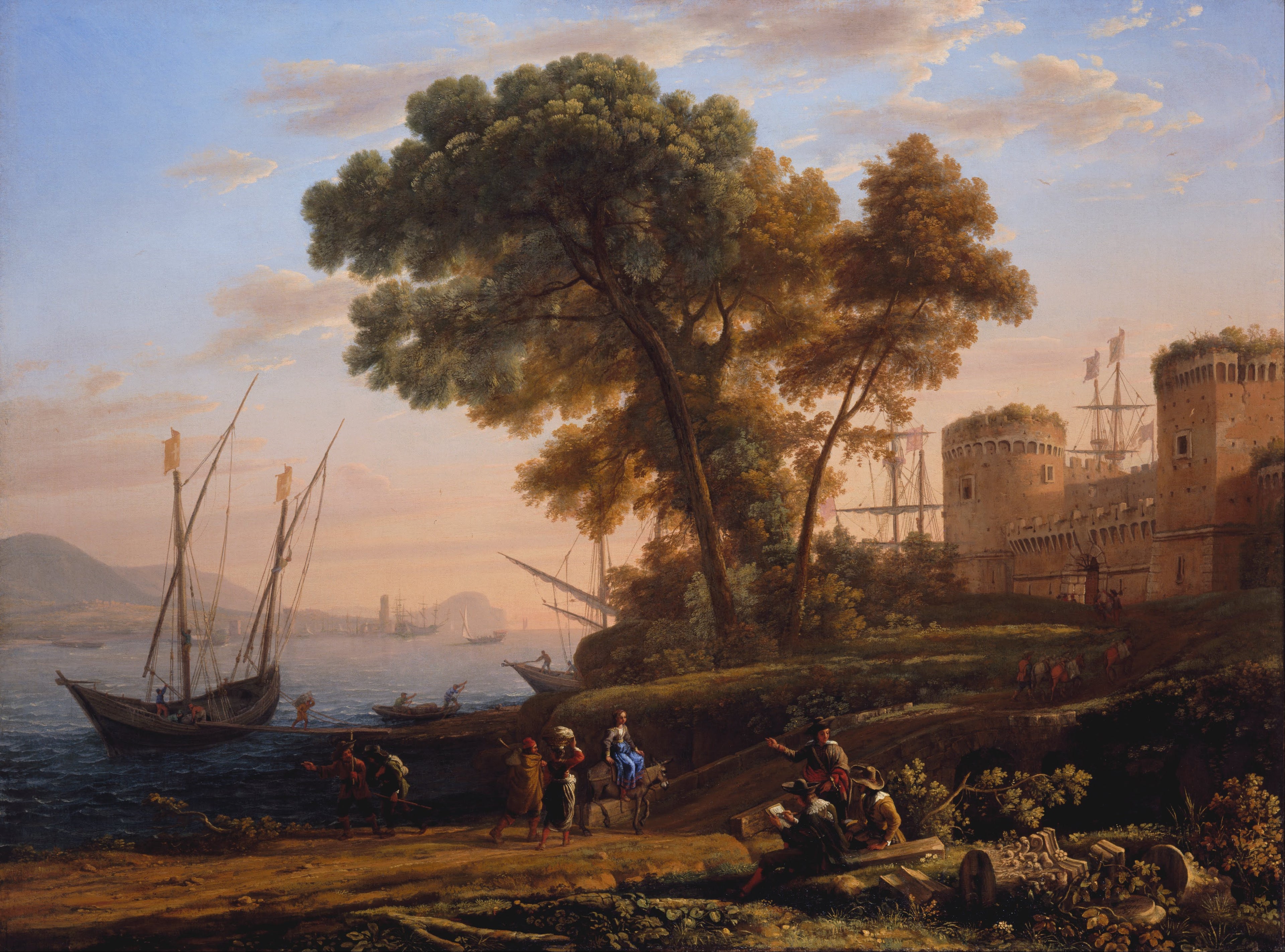 Un artiste étudiant à partir de la nature - Claude Lorrain