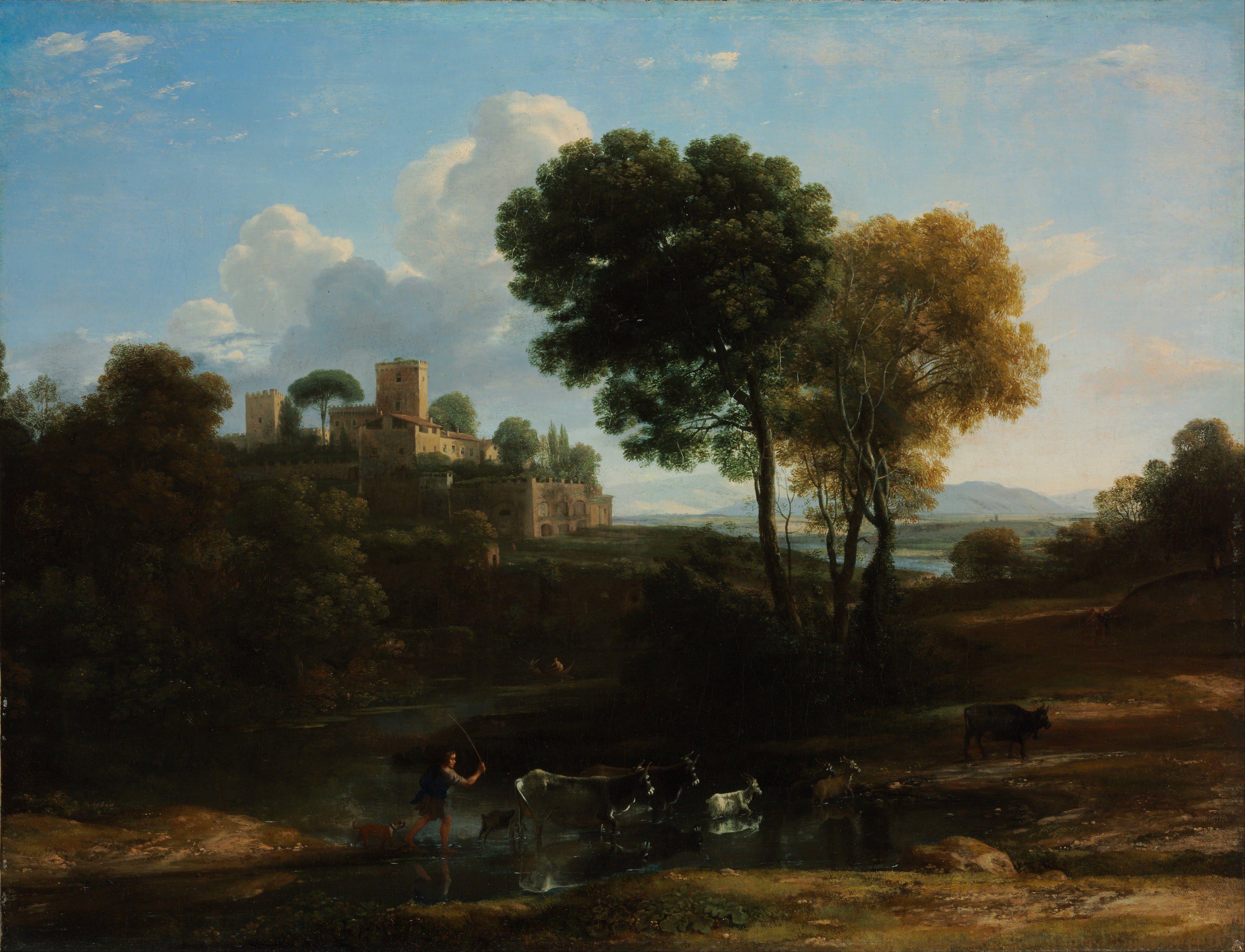 Villa dans la campagne romaine - Claude Lorrain