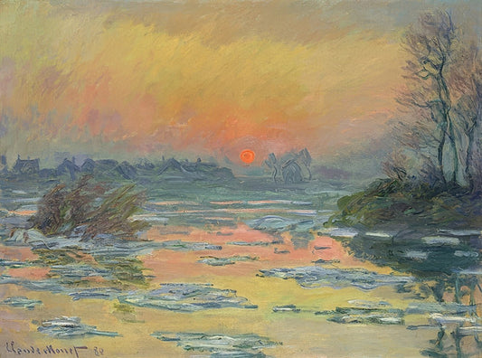 🌇 Tramonto sulla Senna – Claude Monet (1880)
