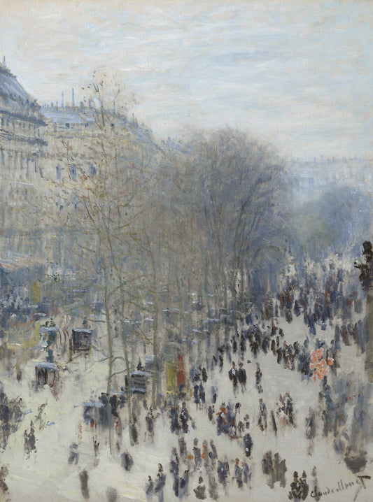 Boulevard des Capucines - Dipinto di Monet