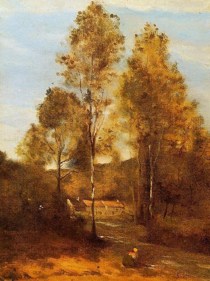 Clairière du Bois Pierre, aux Évaux près de Château-Thierry - Jean-Baptiste Camille Corot