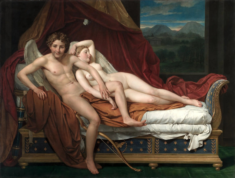 L'Amore e Psiche - Jacques-Louis David