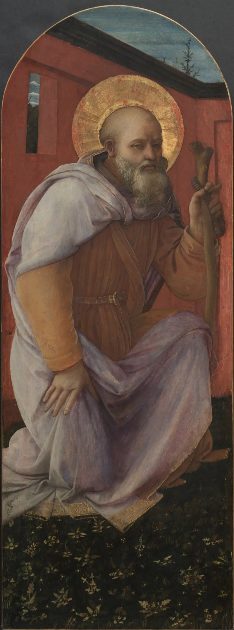 Pannello da un trittico: Sant'Antonio Abate - Fra Filippo Lippi