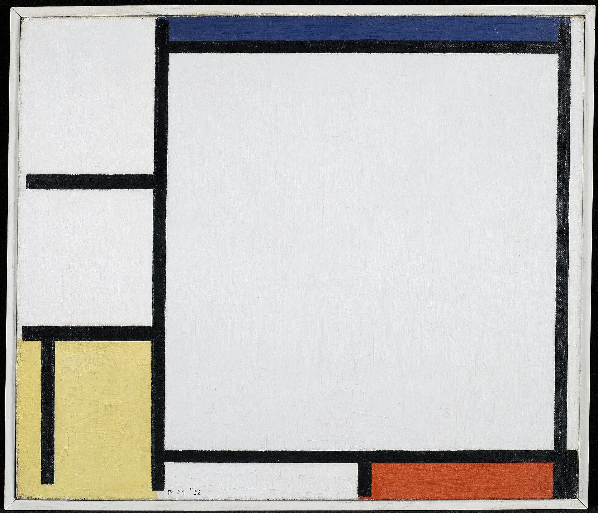 Composizione con blu, rosso, giallo e nero - Piet Mondrian