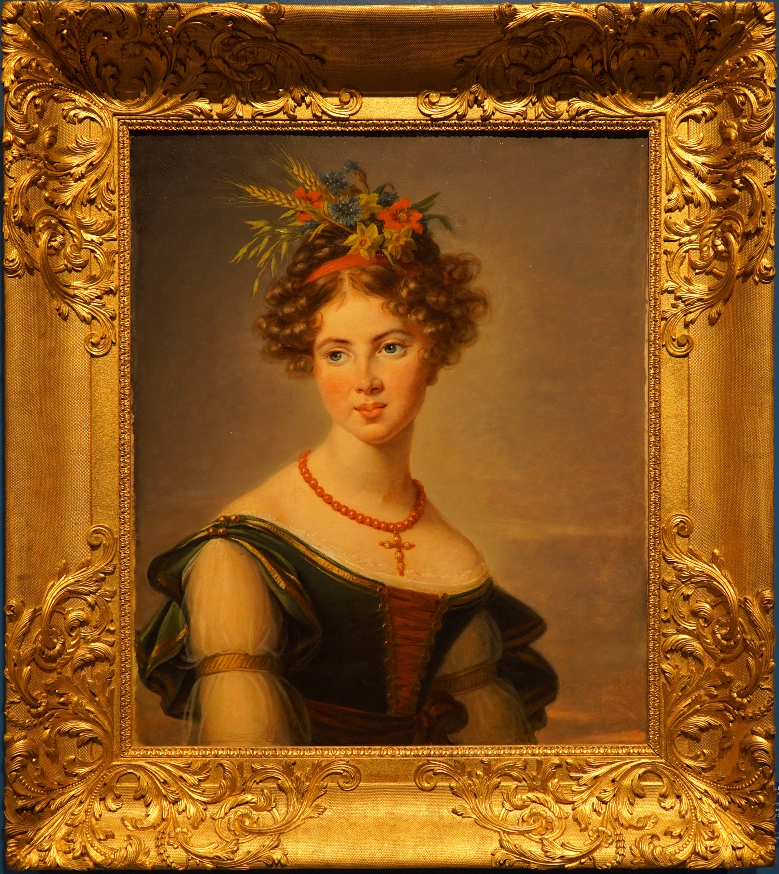 Portrait de la comtesse Joséphine Mathilde Henriette Caroline de Baussancourt, née Bernard de Sassenay - Élisabeth Vigée Le Brun