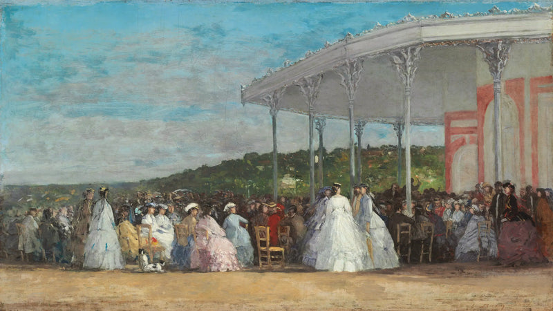 Concerto al Casinò di Deauville - Eugène Boudin
