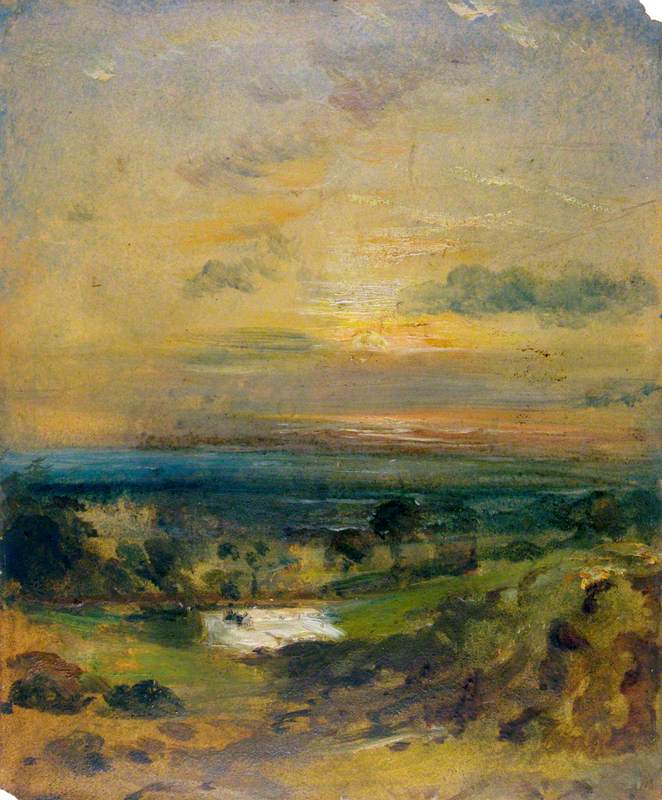 Étang de Branch Hill, soirée - John Constable