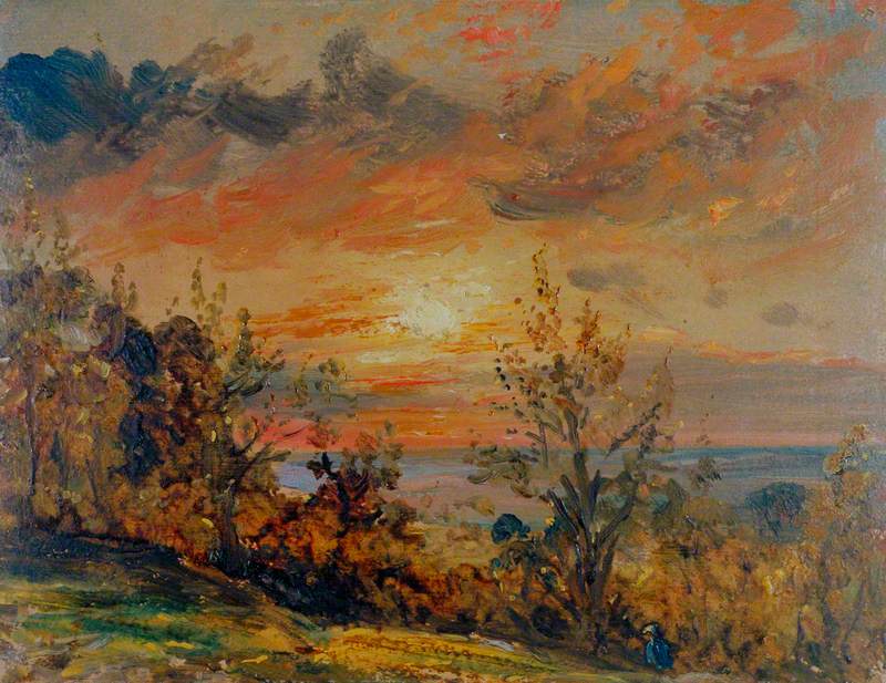 Croquis à Hampstead, le soir - John Constable