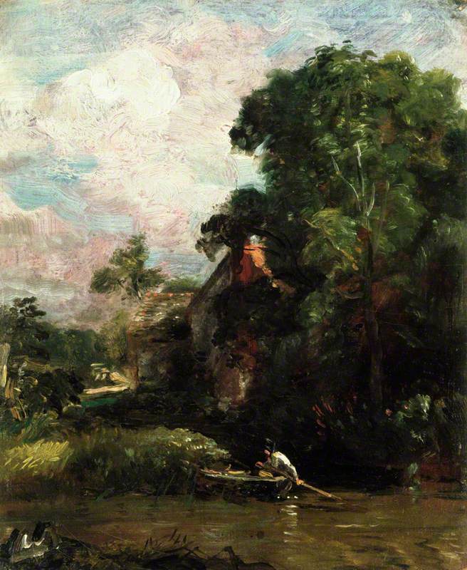La Ferme de la Vallée (croquis) - John Constable