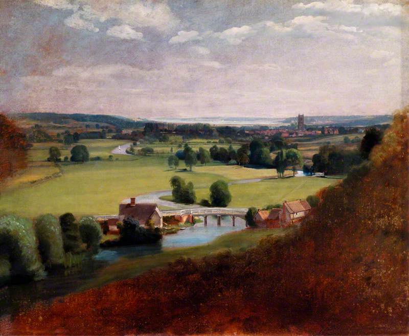 La vallée de la Stour avec Dedham au loin - John Constable