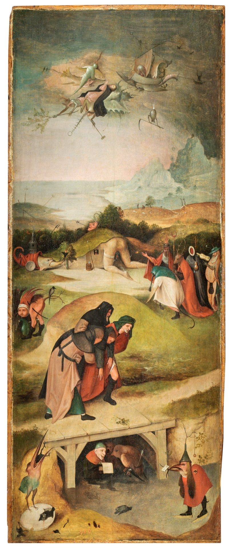 La Tentazione di sant'Antonio. - Hieronymus Bosch