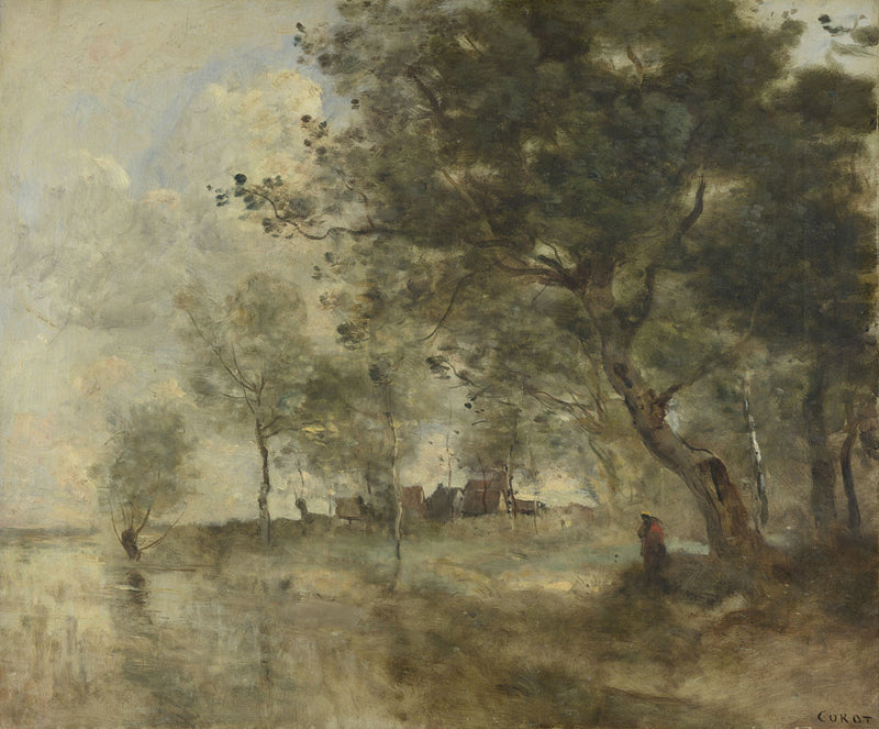 Une inondation - Jean-Baptiste Camille Corot