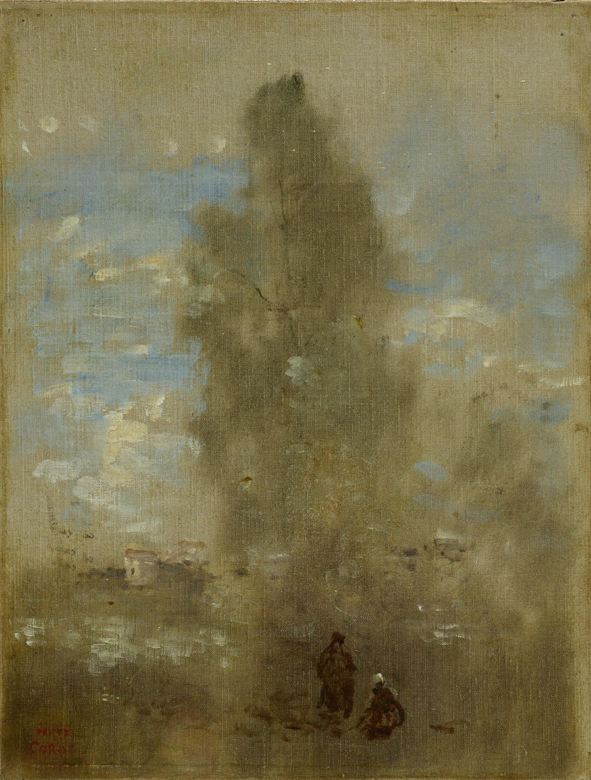 Au bord du lac - Jean-Baptiste Camille Corot