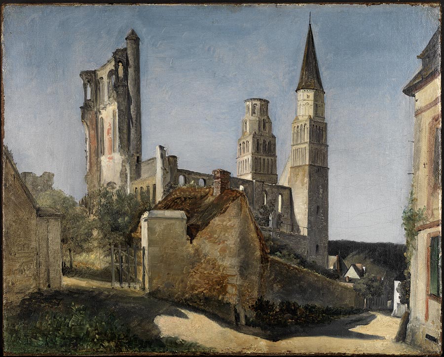 Jumièges - Jean-Baptiste Camille Corot