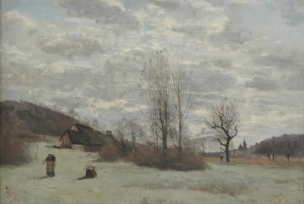 Plaine des environs de Beauvais du côté du faubourg Saint-Jean - Jean-Baptiste Camille Corot