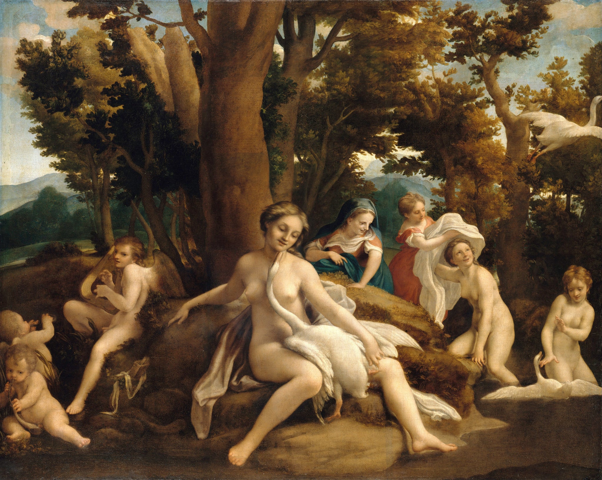 Léda et le cygne