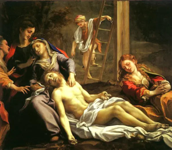 Lamentation sur le Christ mort - Antonio da Correggio - Alpha Reproduction