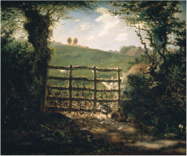 Scène de campagne avec style - Jean-François Millet