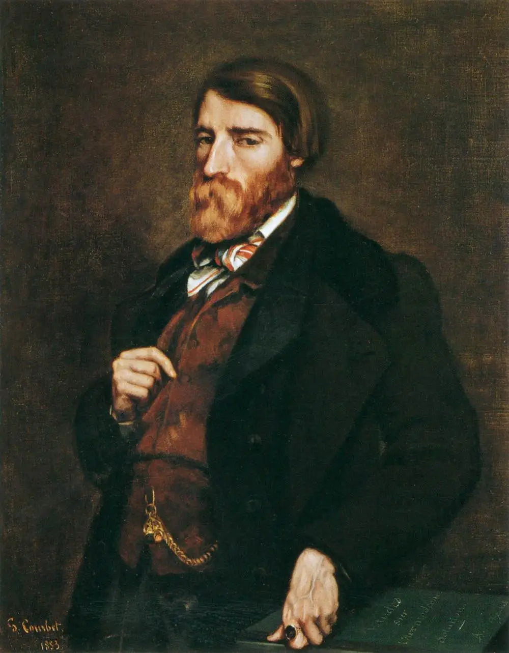 Portrait d’Alfred Bruyas - Gustave Courbet - Alpha Reproduction