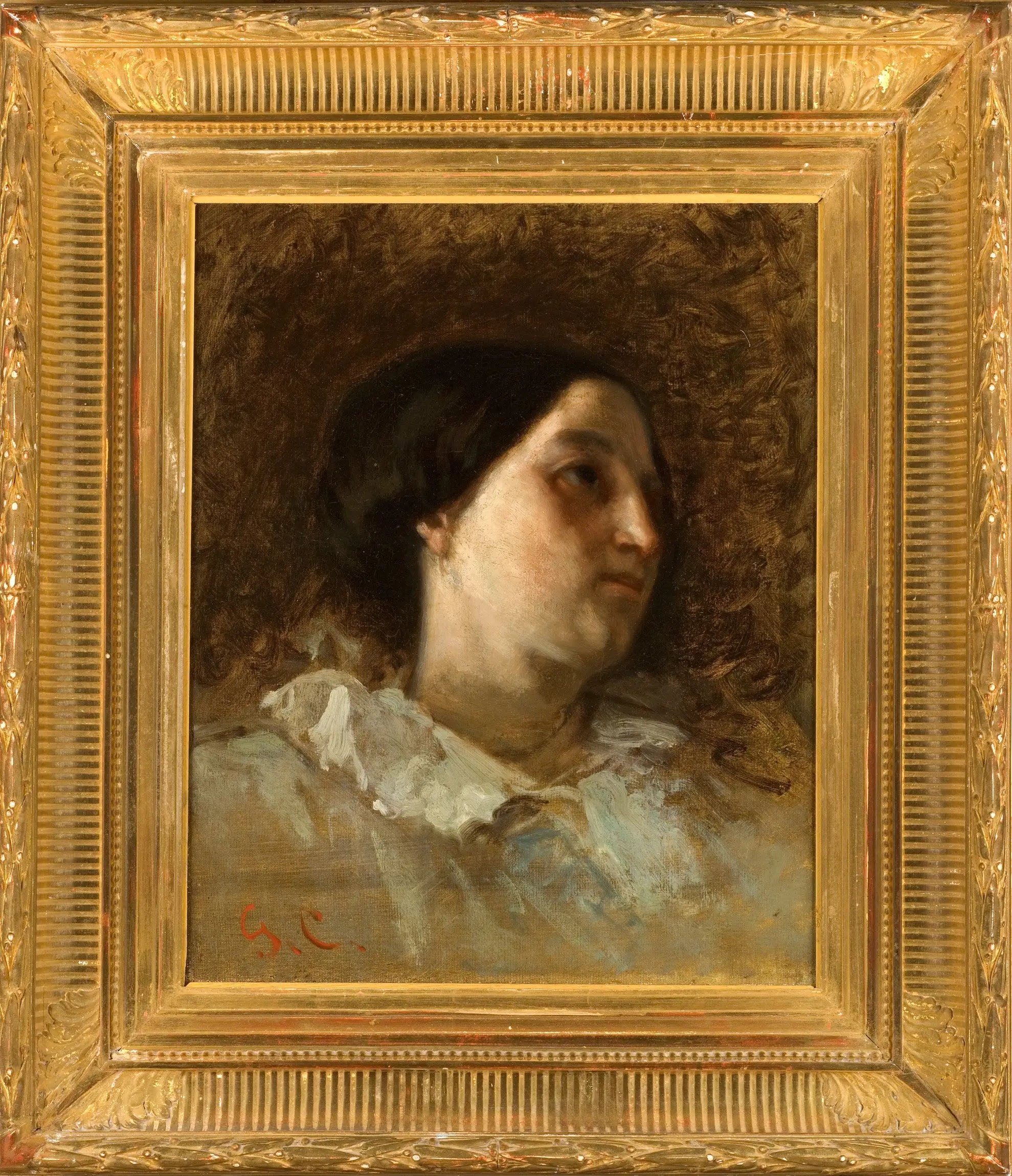 Étude de femme (H. Bonion) - Gustave Courbet - Alpha Reproduction