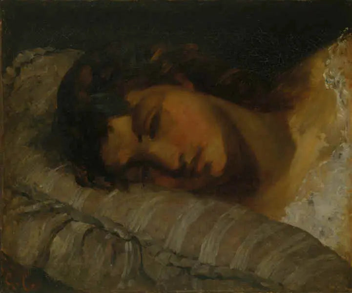 La dormeuse - Gustave Courbet - Alpha Reproduction