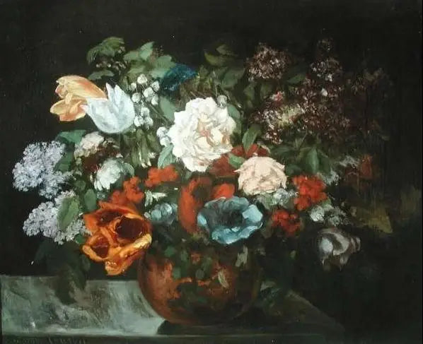 Bouquet di fiori - Gustave Courbet
