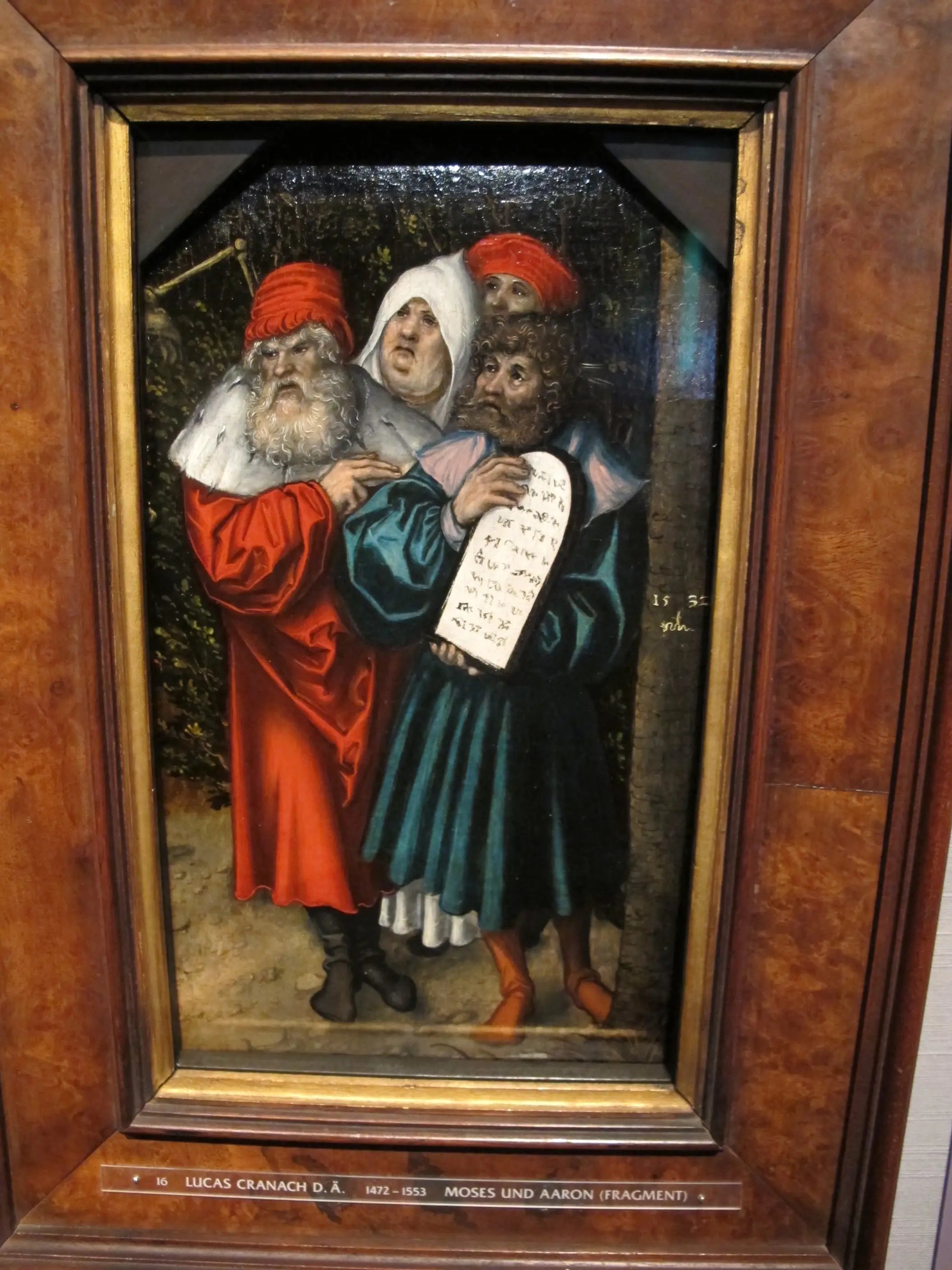 Moïse et Aaron et deux prophètes - Lucas Cranach the Elder - Alpha Reproduction