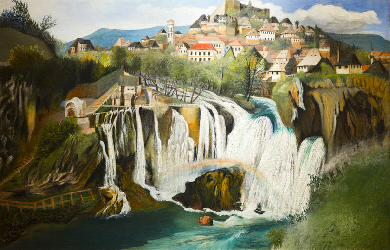 Cascade de Jajce - Tivadar Kosztka Csontváry