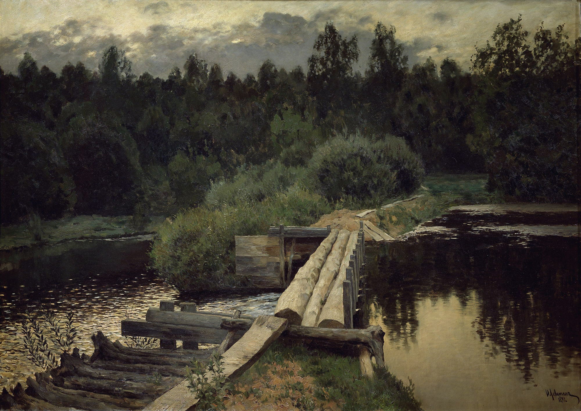 Eaux profondes - Isaac Levitan