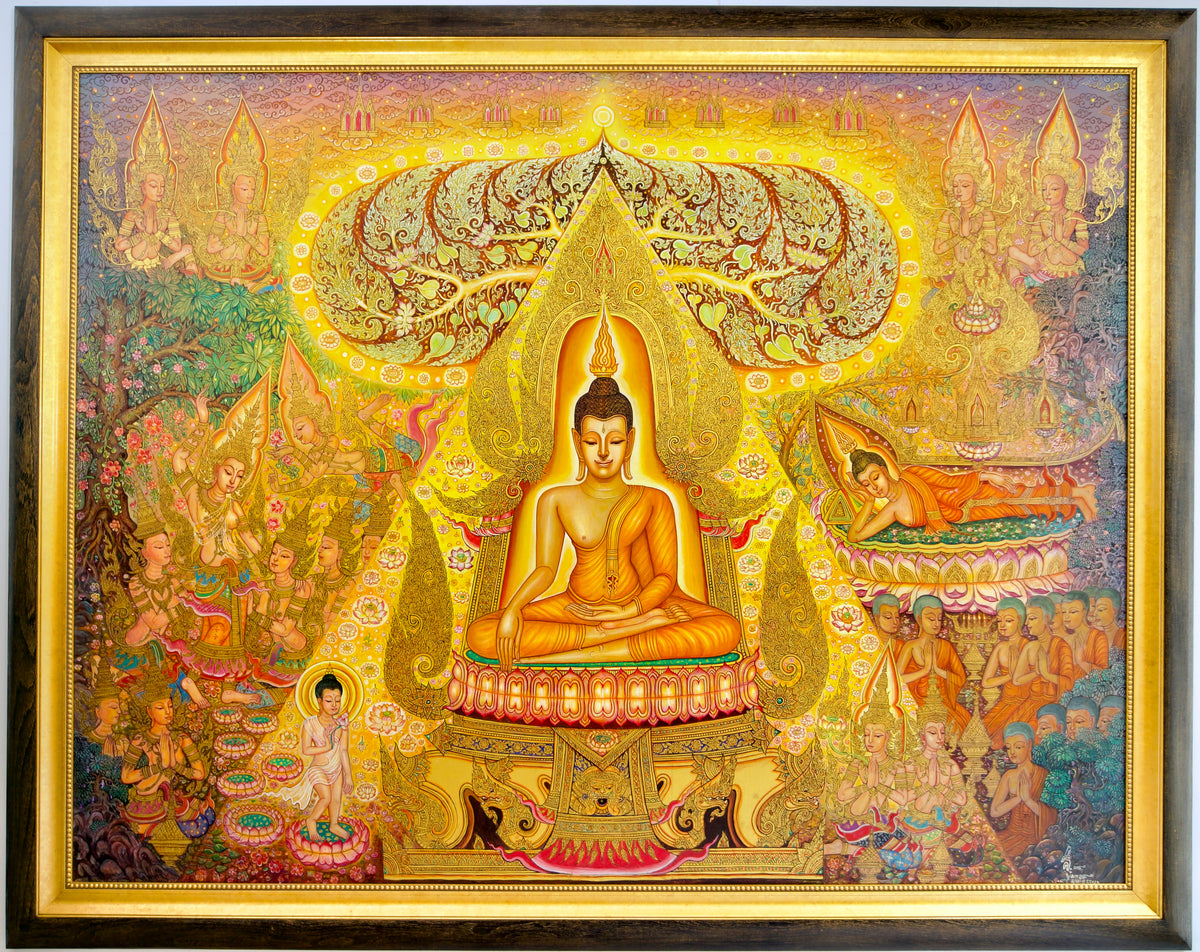 La vita del Buddha | Dimensioni: 240x180 cm