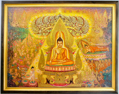 La vita del Buddha | Dimensioni: 240x180 cm